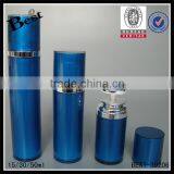 China Suppliers 15ml 30ml 50ml Blue Acrylic Bottle Silver UV Special Pump Plastic Bottle Acrylic Colour Paint Cosmetic Packaging thumbnail-3