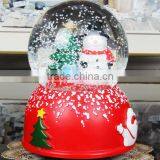 Hot Sale Snowflake Christmas Snow Globe Musical Christmas Snow Globe thumbnail-5