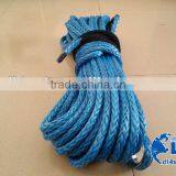 Recovery Gear 12v Car Winch Synthetic Rope off Road Electric Winch Rope 8mm 30m Synthetic Braided Rope thumbnail-1