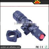 Wholesale T6 LED 1000Lm 3 Mode Strong Light Flashlight ,tactical Torch With Flashlight Mount thumbnail-5