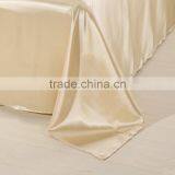 Imitation Silk Satin Luury Bedding Set Silver Satin Set Full King Size Bed Sheet Set Summer Bedclothes Duvet Cover Pillowcases. thumbnail-3