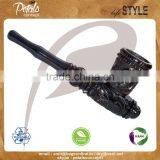 Popular Hi-polish Ebony Wood Smoking Pipe for Sale thumbnail-1