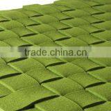 High Quality Nepal Handmade Unicolor Rectangular Felt Carpet/ Rug thumbnail-1