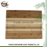 Direct Square Kitchen Organic Vegetable and Fruit Bamboo Cutting Board Wholesale thumbnail-4