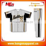 Hongen apparel 2015-2016 New Designs Blank Baseball Jerseys Wholesale Custom Full Dye Sublimation Baseball Jerseys