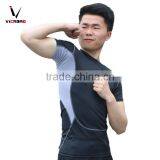 Gym Running Round Neck Short Sleeve Casual Slim Fit Mens Fitness T-shirts thumbnail-2