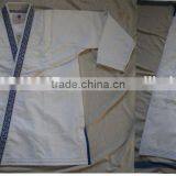 Shoyorol Koral Pearl Weave Gold Weave BJJ Uniforms Cotton White thumbnail-1