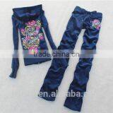 2016 New Designs Cheap Embroidery Sport Two-piece Suit Woman thumbnail-2