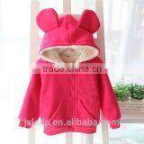 2016new Girls Fashion Solid Thicken Zipper Sweatshirts thumbnail-2