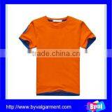 2015 Hot Selling Kids Boys Plain Blank o Neck Short Sleeve Cotton Kids t Shirt Wholesale thumbnail-4