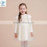 2017 Spring Kid Girls Party Frock Girls Long Sleeve Dress Sweet Stylish Fluffy Dress With Two Layers Mesh thumbnail-2