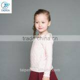 2017 Spring Girls t Shirt With Lace O-neck Children Clothing Long Sleeve Pullover t Shirt thumbnail-3