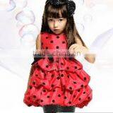 New 2014 Red Vest Dress Girls Dress Children's Summer Princess Dress Bow Party Birthday Gift 20118 thumbnail-1
