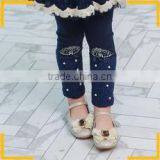 Newest Children Knit Ruffle Leggings Ruffle Children Pants Triple Pants thumbnail-1