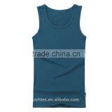 Custom no Design Plain 100% Cotton Tank Top thumbnail-2
