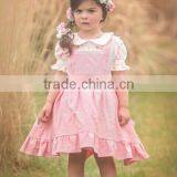 Little Girls Boutique Dress Peter Pan Collar High Quality Dress thumbnail-1