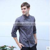Custom High Quality Nice Restaurant Design Double Breasted Catering Uniforms Wholesale thumbnail-2
