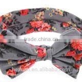 Kids Girls Bow Hairband Turban Knot Rabbit Ear Headband Cotton Headwear thumbnail-3