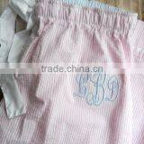 Monogram Seersucker Pajama Pants thumbnail-4