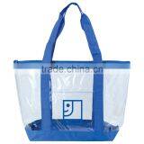 Clear Boat Tote Bag - Made From Clear Vinyl With 600 Denier Polyester Handles and Comes With Your Logo. thumbnail-4