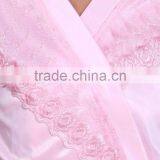 Women Night Wear Fabric Satin Pink thumbnail-5