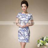 Latest Fashion Dresses High Quality Middle Aged Women Dresses thumbnail-1