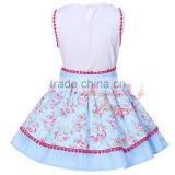 Sky Blue Flower Girl Dress Child Clothes thumbnail-2