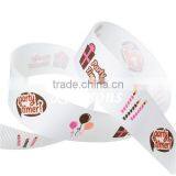 Multicolor "Party Time " Gift Box Pattern Baby Shower Decoration Terylene Satin Ribbon 25.0mm thumbnail-1