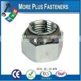 Made in Taiwan Stainless Steel Brass Metal Lock Countershaft Prevailing Torque Nut thumbnail-1