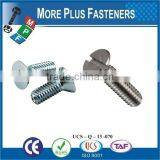 Taiwan M3 M12 M2.5-0.45 x 8mm DIN 7985 Phillips Drive Pan Head Grade A2 Stainless Steel Machine Screw With Hex Double Lock thumbnail-6
