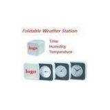 Eco - Friendly Promotional Foldable Weather Station Corporate Gifts Clocks WPC-04 thumbnail-1