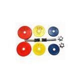 Adjustable Color Rubber Dumbbells Set thumbnail-2
