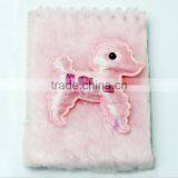 Novel Custom Cartoon Plush Cover Notebook Diary thumbnail-3
