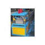 Corrugated Color Steel Roof Ridge Cap Roll Forming Machine , Trapezoidal Profile Roll Former