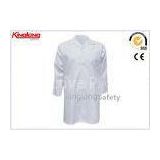 Anti Wrinkle Medical Doctor Uniform , Outdoor / Indoor Bleach White Lab Coat