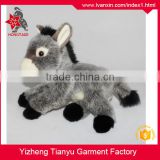 Cute design custom design high quality lifelike stuffed donkey donkey plush toy