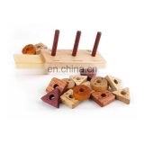 High Quality Wooden Montessori Toys Toddler Sorter Blocks With Factory Price