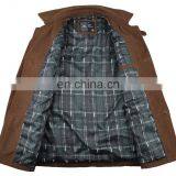 2015 Fashion Spring Cotton Classic Style Man Business Suit Coat Long thumbnail-2