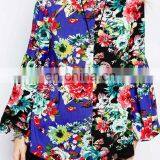 2016 New Designs Blouses Designs Long Sleeve Mosaic Blouses Print Latest Fashion Blouse Design thumbnail-2