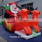 HI Charming Advrtising Inflatable Christmas Old Man Christmas Decoration Santa Claus for Sale thumbnail-3