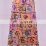 Block Prints Patches Long Summer Skirt HHCS 123