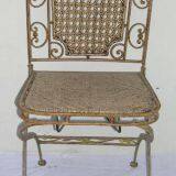 Metal Outdoor Folding Chair Coffer Table Round Chair thumbnail-4