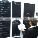 Professional Green blackboard with 5 pieces Chalk