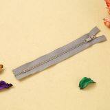 #3 #4 #5 #8 Metal Brass Zipper With Light Golden Platinum Teeth Close End thumbnail-1