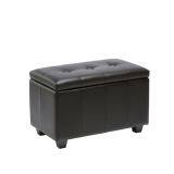 Faux Leather Ottoman Bench Chair With Storage-HL6022 thumbnail-4