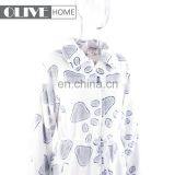 2018 Super Soft Adult Pyjamas Personalized Glue and Back Printing Brushed Coral Fleece Bathrobe thumbnail-3