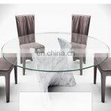 High Quality Tempered Glass Top Dining Table Glass Top thumbnail-4