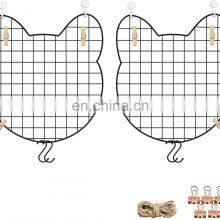 Grid Photo Wall Cat-Face Shaped Photo Hanging Display Wall Storage Organizer shelf