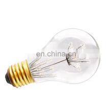 Professional E27 LED Fireworks Light Bulb Edison Vintage Bulb Style A19 Retro Decorative LED Lamp
