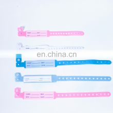 High Quality  Colorful Printing Adult or baby Hospital Use Patient Plastic Disposable ID band